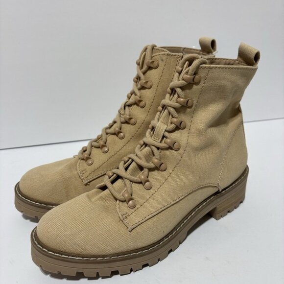 Universal Thread Women’s Parker Tan Combat Boots, Size 9 M - Picture 5 of 6